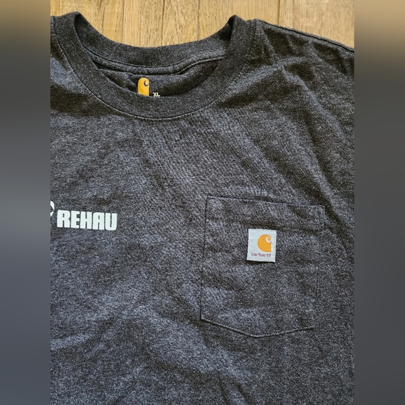 Lot Of 2 NEW Carhartt LOOSE + ORIGINAL Fit Gray T Shirt Pocket Men’s Sz XL - Picture 7 of 11